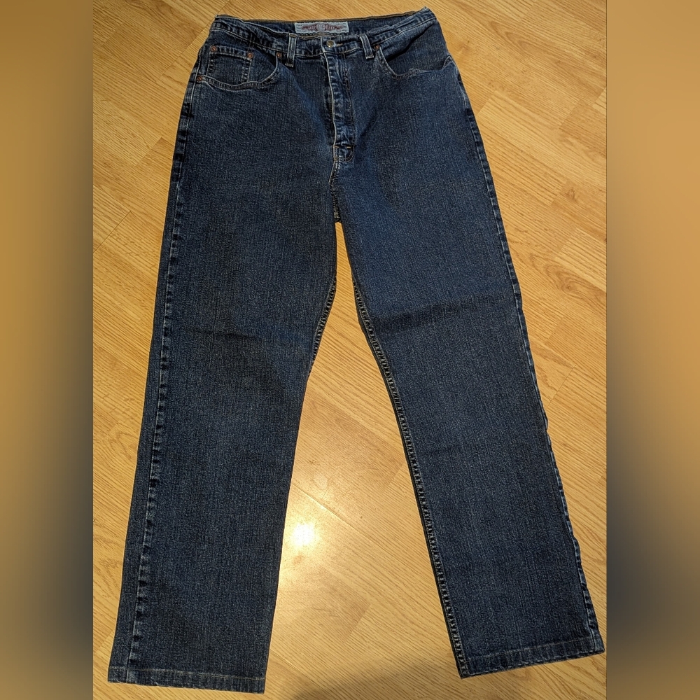 Ikeda Blue Straight-Leg Jeans Vintage  Sz 33